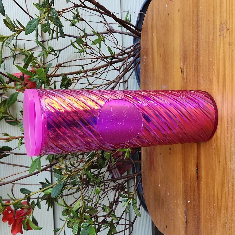 Starbucks 2022 holiday swirl jeweled tumbler.